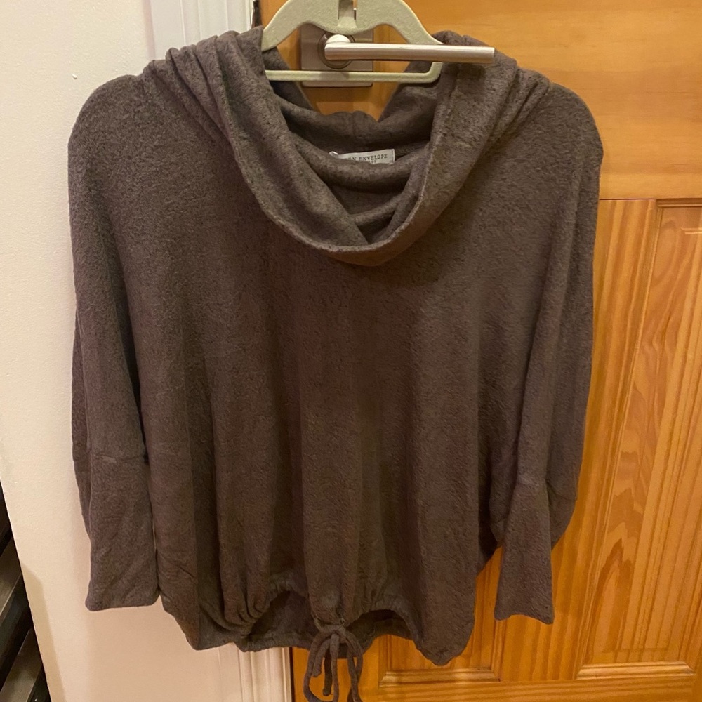 Oversized Adjustable Tie Sweater